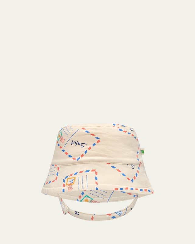 Kid's Printed Bucket Hat, Size 0M-24